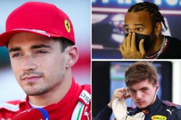 Lewis Hamilton pourrait avoir quatre nouveaux rivaux pour le titre en 2022 après la réclamation de Charles Leclerc Ferrari