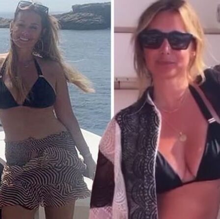 Louise Redknapp exhibe son corps de bikini alors qu'elle profite d'un voyage avec des amis au milieu des nouvelles du bébé de l'ex Jamie