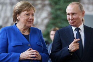 Merkel a déclenché une "arme dangereuse sur toute l'Europe" avec un accord Poutine de 9 milliards de livres sterling