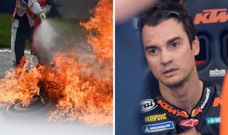MotoGP: Dani Pedrosa "très chanceux" de s'éloigner du crash d'une boule de feu lors du GP de Styrie