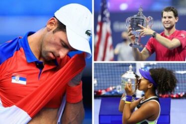 Novak Djokovic et Naomi Osaka font face à une baisse de leurs revenus alors que les chiffres de 2021 sont révélés