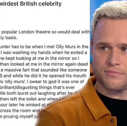 Olly Murs répond à l'affirmation "dégoûtante" d'un fan à son sujet lorsqu'ils se sont "rencontrés dans les toilettes du théâtre"