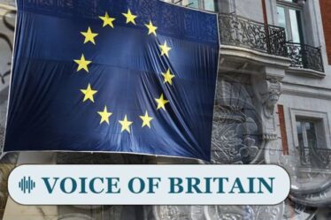Pas acceptable!  Le Royaume-Uni a dit de refuser l'argent de Bruxelles sur la demande de battre le drapeau de l'UE: "Plus jamais ça!"
