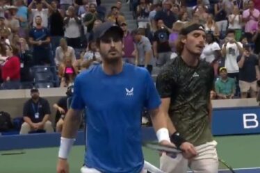 "Pas la poignée de main la plus chaleureuse" Andy Murray donne une gifle froide à Tsitsipas alors qu'il perd à l'US Open