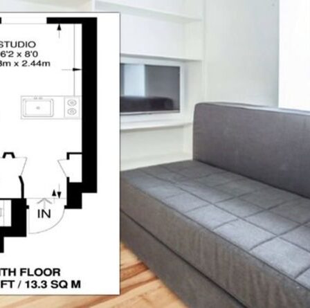 Propriété: Un appartement londonien de la taille d'un abri de jardin s'est vendu pour 325 000 £