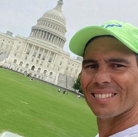 Rafael Nadal abandonne le bruit des médias sociaux à la Maison Blanche à Washington pour Citi Open