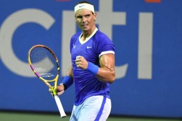 Rafael Nadal s'inquiète d'une blessure au pied en préparation de la candidature au titre de l'US Open
