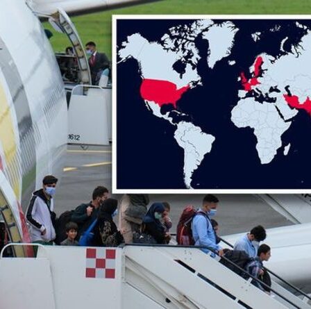 Réfugiés afghans MAPPED: Les pays accueillant des réfugiés - et la position du Royaume-Uni