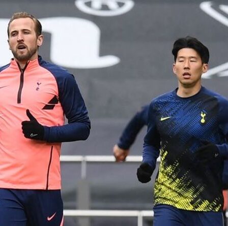 Son Heung-min semble tirer sur Harry Kane alors que la star de Tottenham envisage le transfert de Man City