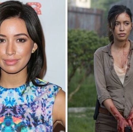 The Walking Dead: la star de Rosita, Christian Serratos, "essaye de ne pas s'évanouir" sur le plateau