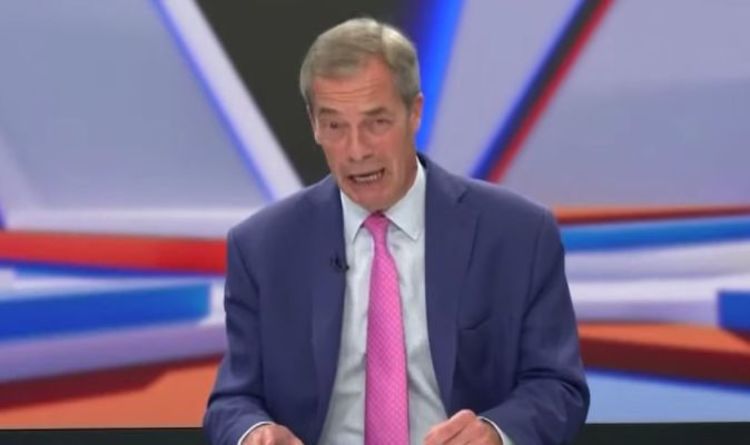 « Tout le monde reçoit une médaille d'or ! »  Nigel Farage claque les résultats du niveau A dans une rangée furieuse de GB News