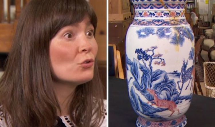 Un expert de Bargain Hunt perdu pour des mots sur l'évaluation d'un vase chinois cassé d'une valeur de milliers