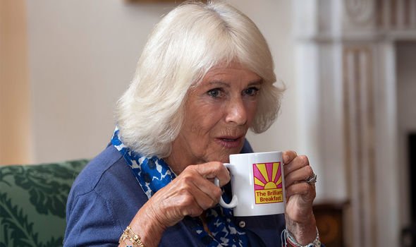 Petit-déjeuner brillant: Camilla photographiée lors de l'événement à Clarence House
