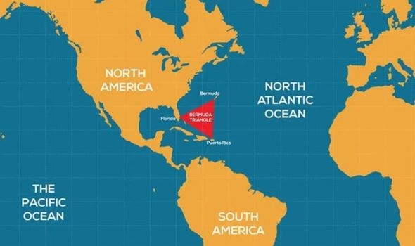 Triangle des Bermudes : Zone mystérieuse sur la carte
