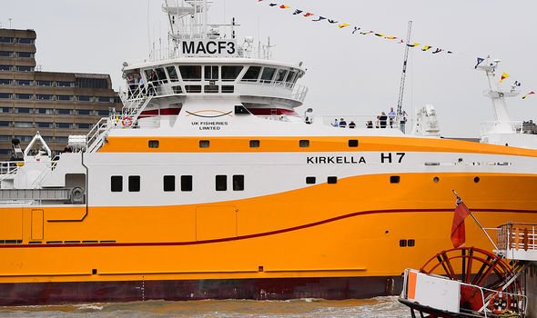 Kirkella est bloquée au port en raison de l'absence d'accord avec la Norvège