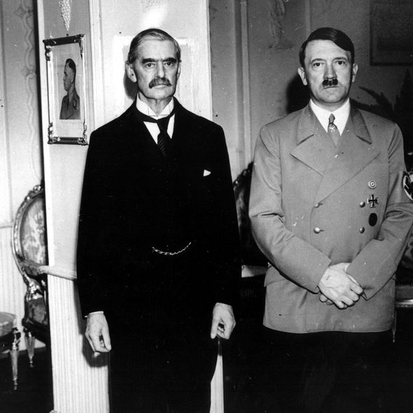 Chamberlain et Hitler