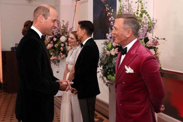 Le prince William rencontre le casting du nouveau film