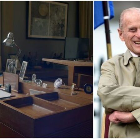 À l'intérieur du bureau préservé «très pratique» du prince Philip – «il vient de craquer»