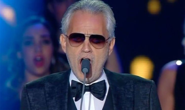 Andrea Bocelli: Regardez la performance «émotionnelle» de Nessun Dorma alors qu'il remporte un nouveau prix
