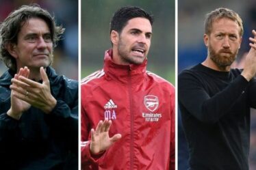 Arsenal «aligne Thomas Frank et Graham Potter» comme remplaçants potentiels de Mikel Arteta