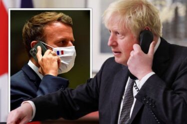 Boris et Macron organisent une confrontation d'appel de crise sur une rangée de sous-marins après que la France a envoyé une facture de 45 milliards de livres sterling