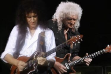 Brian May canalise Retour vers le futur en duo avec lui-même plus jeune dans un nouveau clip