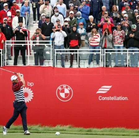 Bryson DeChambeau frappe un fan à la cheville pendant la Ryder Cup et les supporters demandent des sanctions