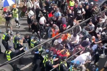 Chaos en Australie: des manifestants anti-verrouillage de Melbourne défoncent la ligne de police – VIDEO