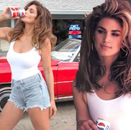 Cindy Crawford, 55 ans, recrée la publicité emblématique de Pepsi des années 90 en short en jean près de 30 ans plus tard