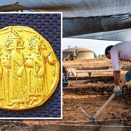Des archéologues « ravis » par la découverte d'un trésor d'or « rare et inattendu » en Israël