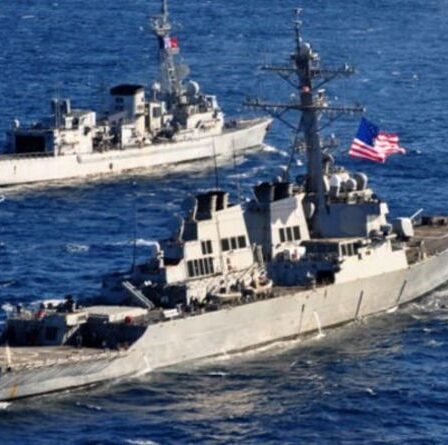 'Destructeur de paix et de stabilité !'  La Chine fustige les États-Unis alors qu'un navire de guerre pénètre dans le détroit de Taïwan