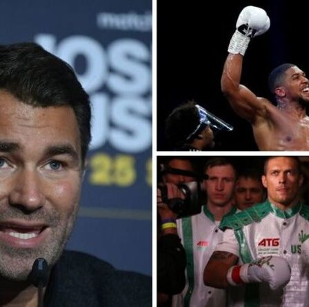 Eddie Hearn se méfie des «moments effrayants» pour Anthony Joshua contre Oleksandr Usyk comme KO l'avait prédit