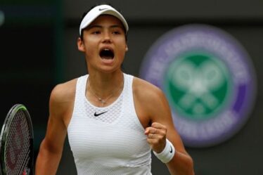 Emma Raducanu revendique Wimbledon alors qu'elle nomme la victoire du Grand Chelem dont elle a le plus envie