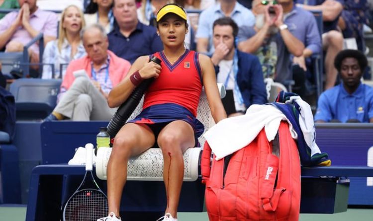 Emma Raducanu saigne d'une mauvaise coupure en finale de l'US Open laisse Leylah Fernandez furieuse