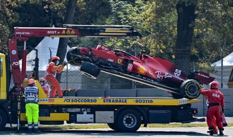 Ferrari explique l'accident de Carlos Sainz et le message radio cryptique de Charles Leclerc au GP d'Italie