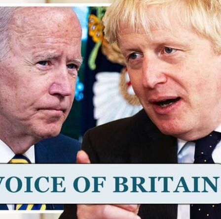 « Gardez le nez dehors » Boris Johnson a ordonné de durcir le ton avec Biden lors de sa visite aux États-Unis