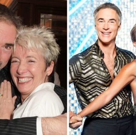 "Je suis trop vieux" Greg Wise aborde une enquête de malédiction stricte au milieu du mariage d'Emma Thompson