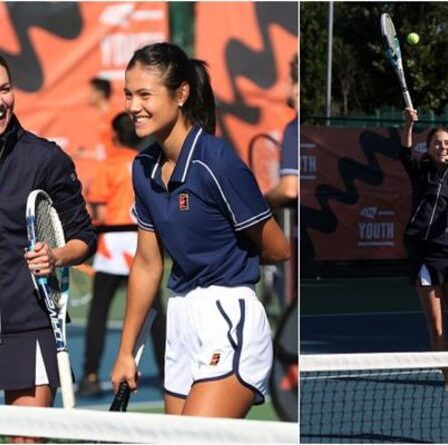 Kate Middleton opte pour une tenue sportive pour rencontrer la championne de tennis Emma Raducanu