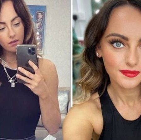 Katie McGlynn souffre de « douleurs intenses » après avoir donné un coup de pied à l'accessoire Strictly et s'être blessé au pied avant le spectacle