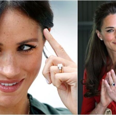 La bague de fiançailles en diamant de Meghan Markle est la plus populaire au Royaume-Uni - battant celle de Kate Middleton