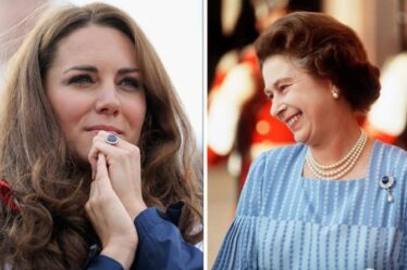 La broche "splendide" de la reine qui a inspiré la bague de fiançailles de Kate - "vraiment très belle"
