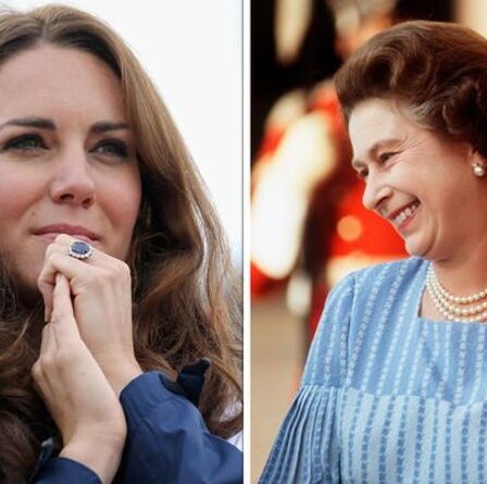 La broche "splendide" de la reine qui a inspiré la bague de fiançailles de Kate - "vraiment très belle"
