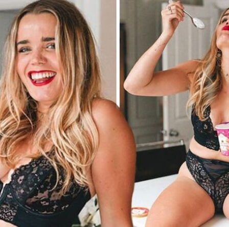 La fille de Jeremy Clarkson, Emily, se déshabille pour manger de la crème glacée dans des clichés de lingerie époustouflants