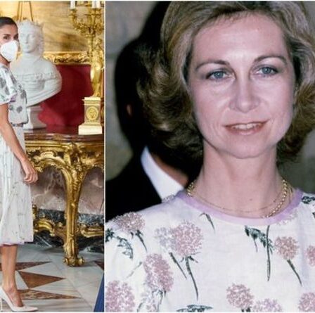La reine Letizia « à l'air impeccable » est éblouissante dans la robe à fleurs de sa belle-mère et ses boucles d'oreilles à 5 841 £