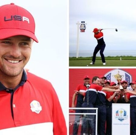 La star américaine de la Ryder Cup, Bryson DeChambeau, atteint les seizièmes de finale des championnats du monde Long Drive