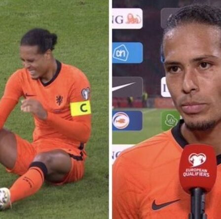 La star de Liverpool, Virgil van Dijk, fait le point sur la peur des blessures en service international