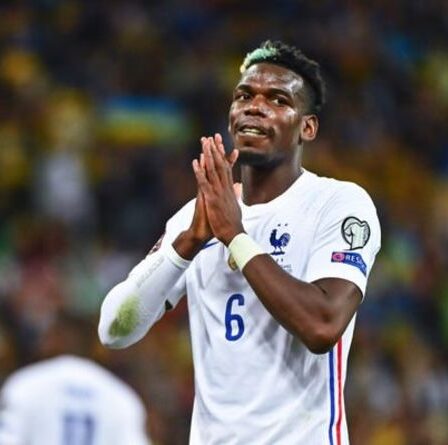 La star de Man Utd, Paul Pogba, montre sa frustration face à la France