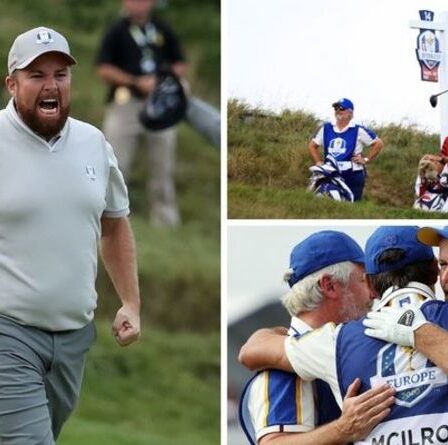 La star européenne de la Ryder Cup Shane Lowry dénonce les « idiots ivres » qui ont infligé à sa femme des « abus de chien »