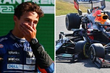 Lando Norris avait peur de Max Verstappen et Lewis Hamilton lors du GP d'Italie
