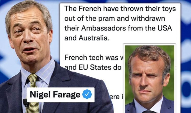 L'anglosphère est de retour ils détestent ça !  Farage se moque de la France alors que Macron « jette des jouets hors de la poussette »